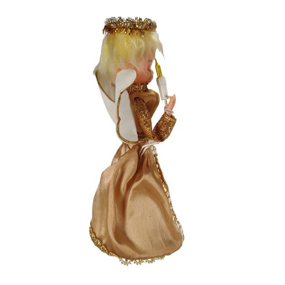 Vintage 60s GE Heavenly Angel Tree Topper Lighted Japan MCM Christmas Kitsch - Picture 4 of 14